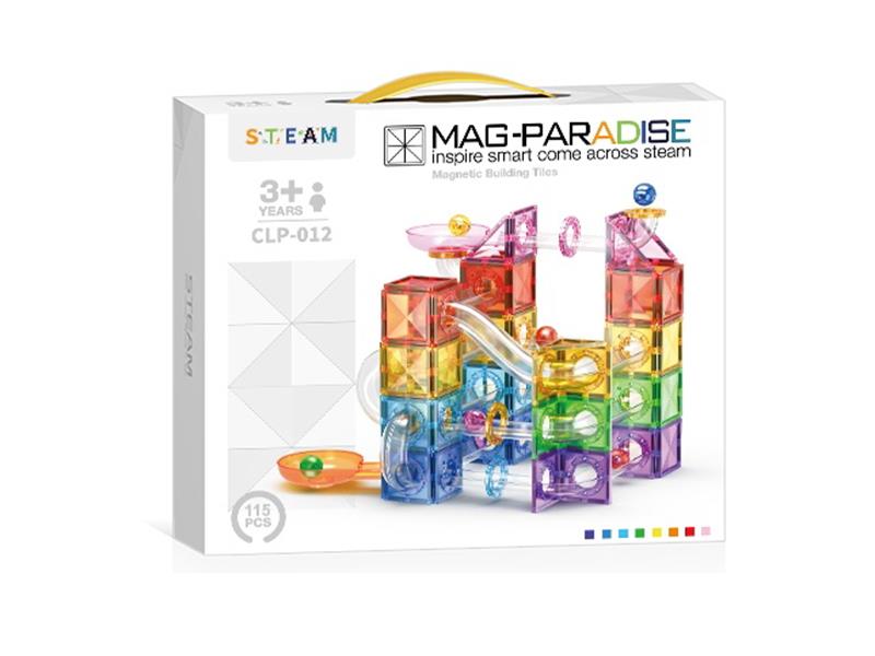 Pipe Magnetic Building Blocks 115PCS