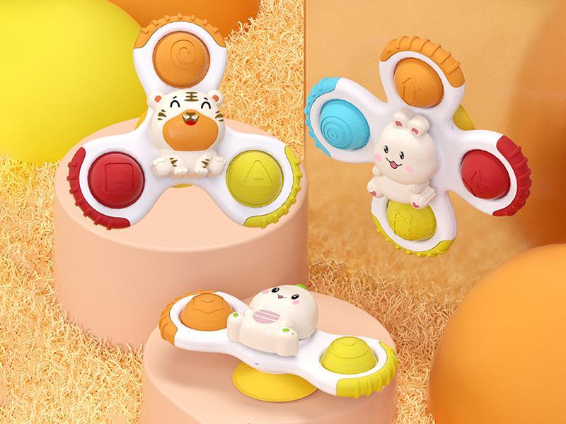 Animal  Rotary Windmill Suction Cup Spinner Toy