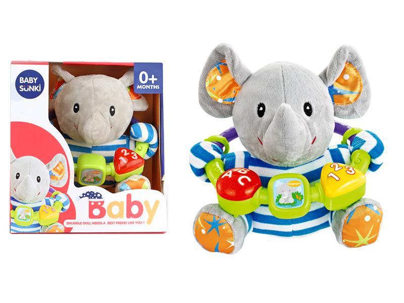 Elephant Doll With Light And Music