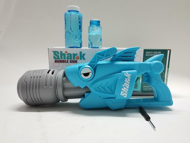 B/O Shark Bubble Machine With Light And Music