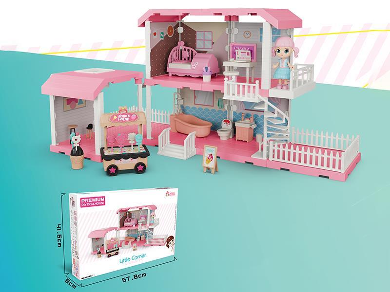 DIY Assembly Two-Layer Villa With Terrace