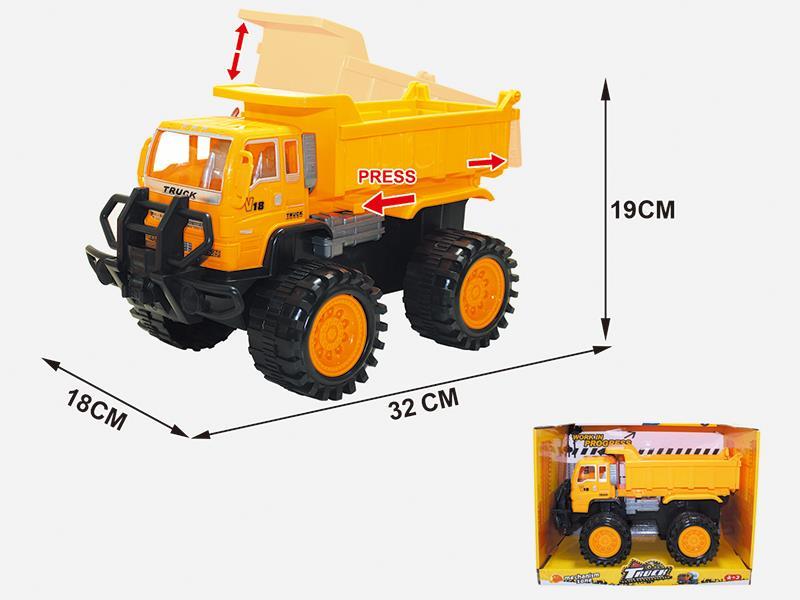 Friction Big Wheel  Dumper Engineering Truck
