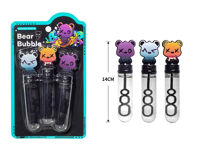 Cute Bear Bubble Stick 3PCS