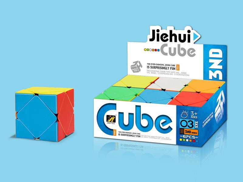 Skewb Magic Cube/Solid Colour   6pcs/box