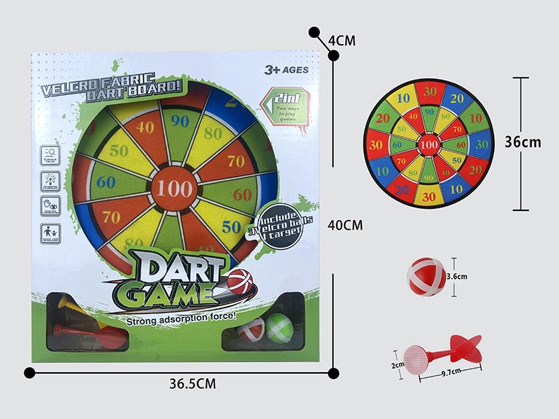 Velcro Dartboard(2 Sticky Balls 2 Darts)