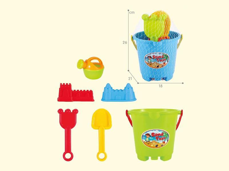 Sand Bucket Set 6pcs