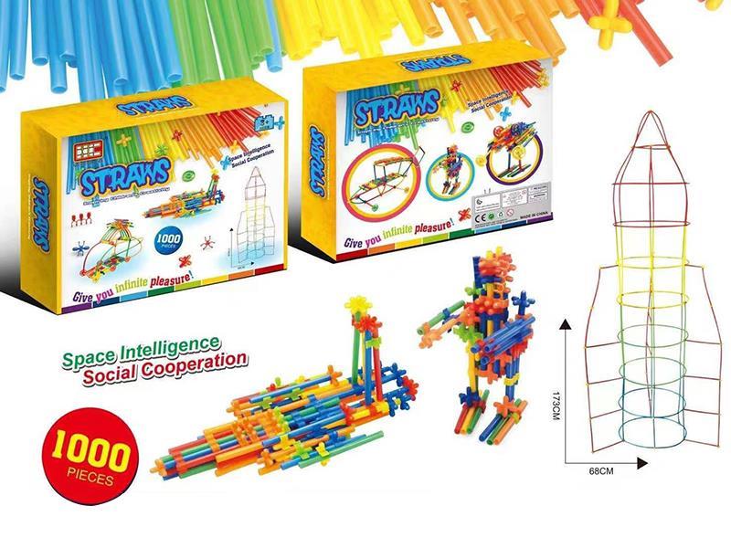 Straws Building Blocks 1000pcs