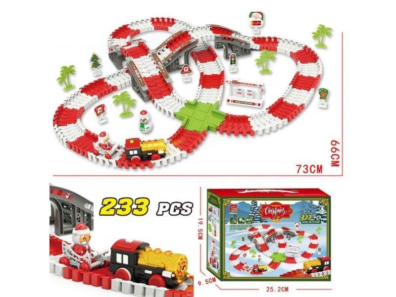 233 Electric Train Christmas Track Cars