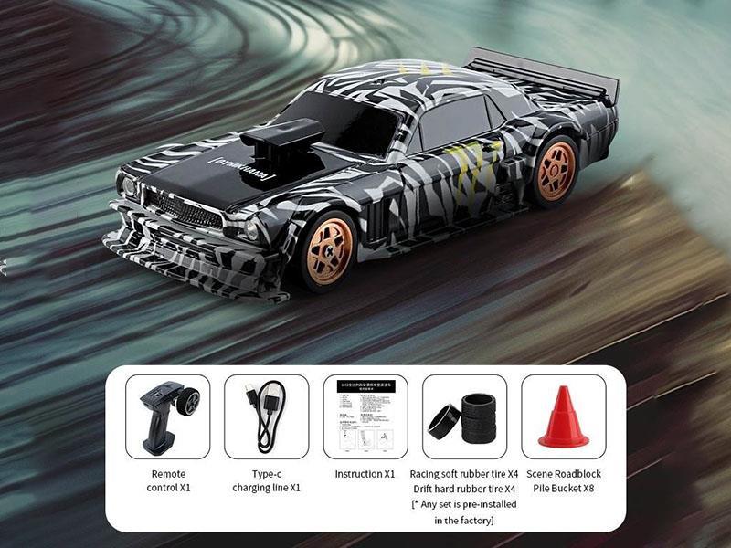 2.4G 1:43 Full Scale Remote-Controlled Drift Vehicle (Gcc)