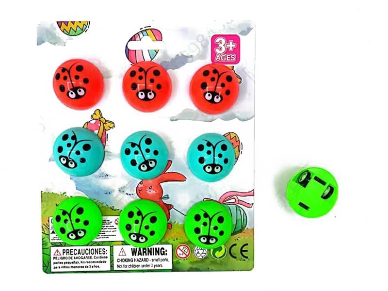 Insect Semi-Circular Pull Back Cars 9pcs