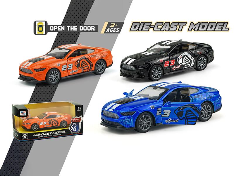 1:32 Pull Back Alloy Open Doors Car Mustang GT500(1PCS)