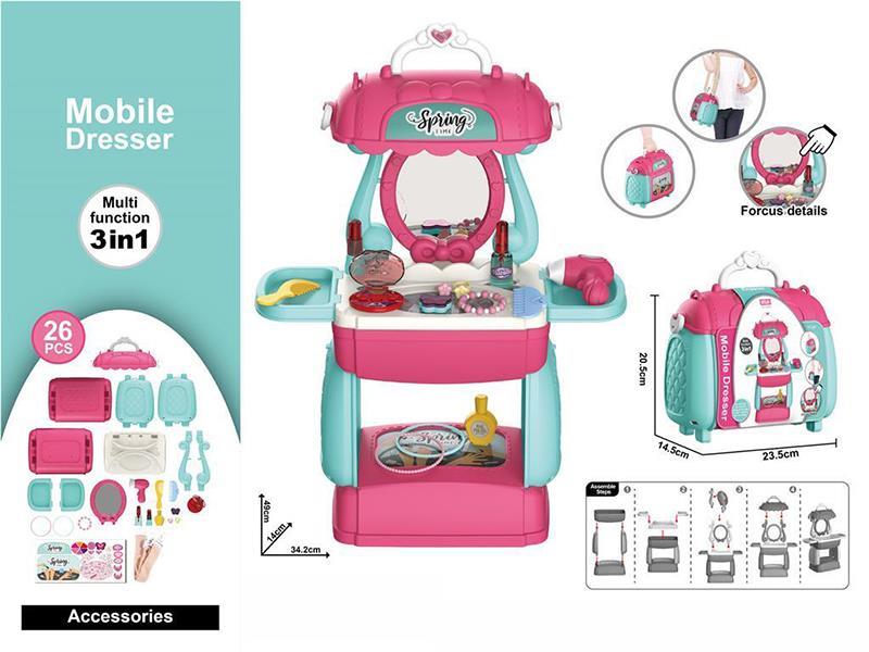 3 In 1 Dresser Cross-Body Bag 26pcs