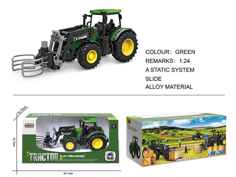 1:24 Alloy Slide Farm Truck