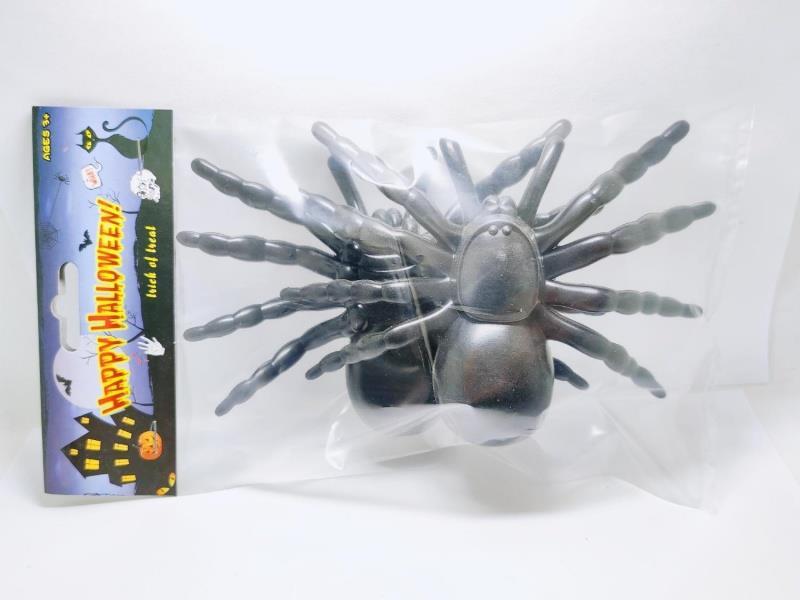 Halloween Blow Bottle Spider (6 Inches), 2Pcs [Glow-In-The-Dark]