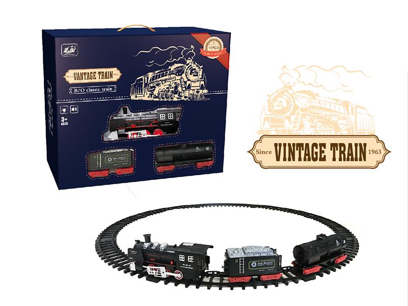 Retro Rail Train(Light + Sound)