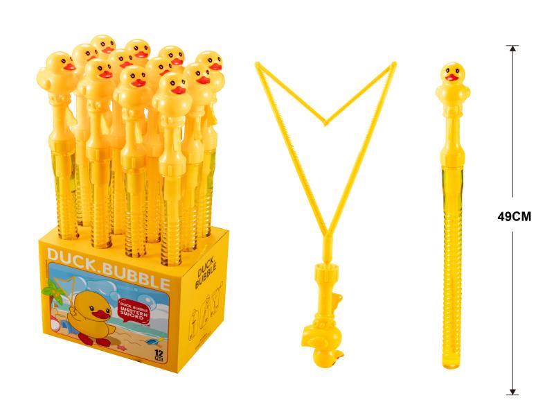Yellow Duck Western Sword Bubble Stick 12PCS