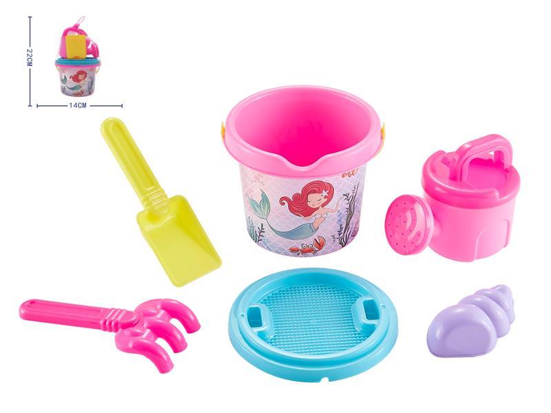 6PCS Beach Bucket Set