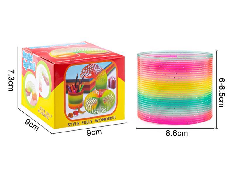 Gold Powder Rainbow Circle