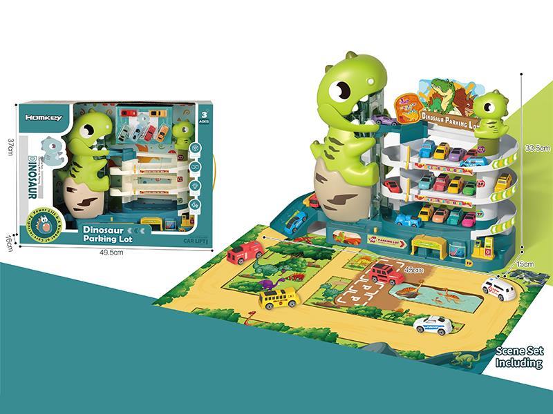 Dinosaur Parking Lot