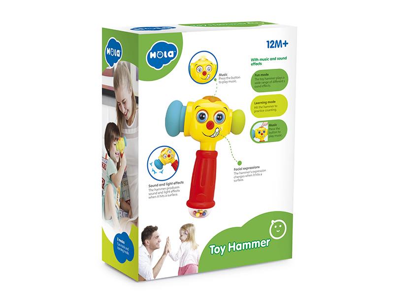 Toy Hammer(Light/Music/Language Learning)
