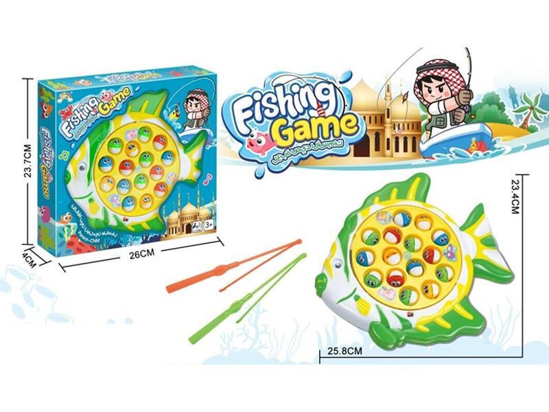 B/O Music Fishing Plate Toy