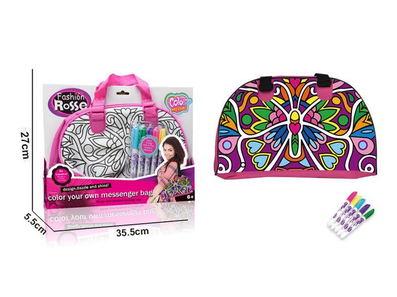 Butterfly DIY Coloured Drawing Painting Backpack