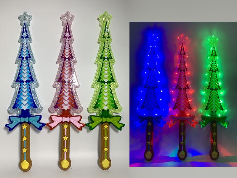 Christmas Tree Flash Stick With 23 Lights, Sound, Dual Switch