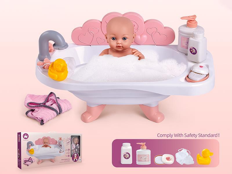 Baby Bathtub With Doll