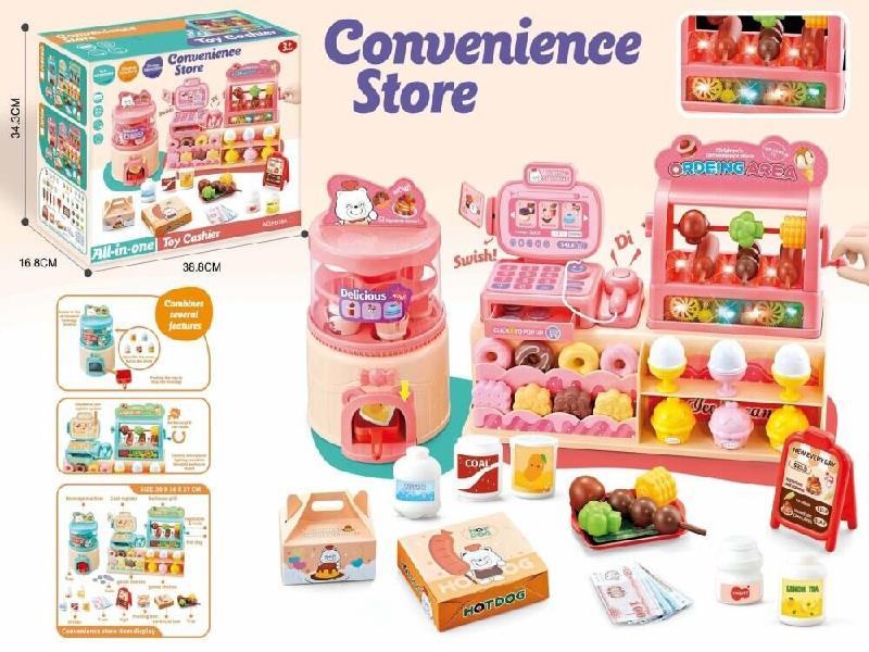 Children'S Toy Convenience Store Pink