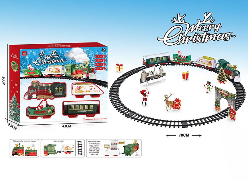 Christmas Rail Train(Spray, Christmas Song, Train Sound And Lights)