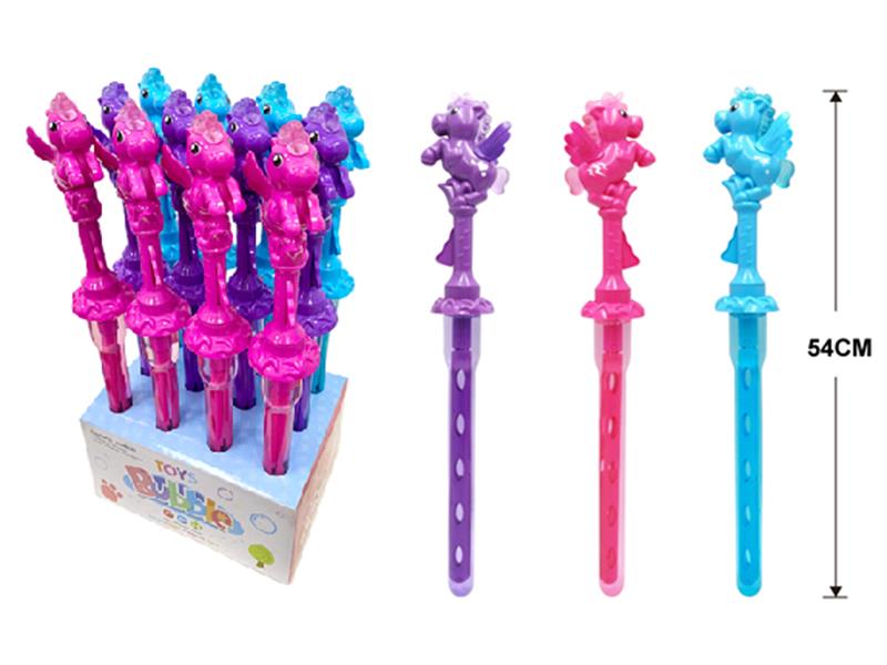 Unicorn Western Sword Bubble Stick 12PCS