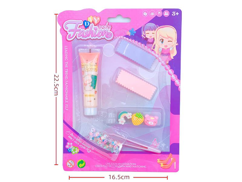 DIY Cream Glue Sticker Decorations Set