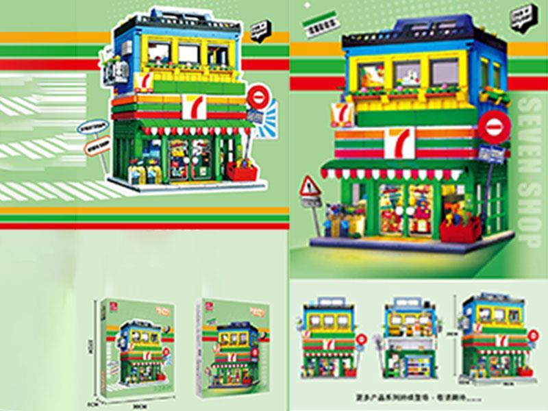Building Blocks: 1,264 PCS LEWSONI or the convenience store