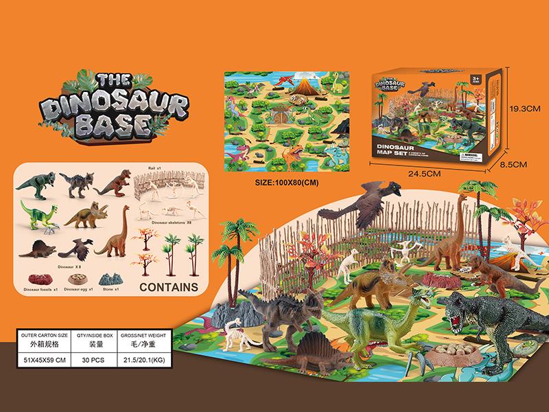 Dinosaur Map Set