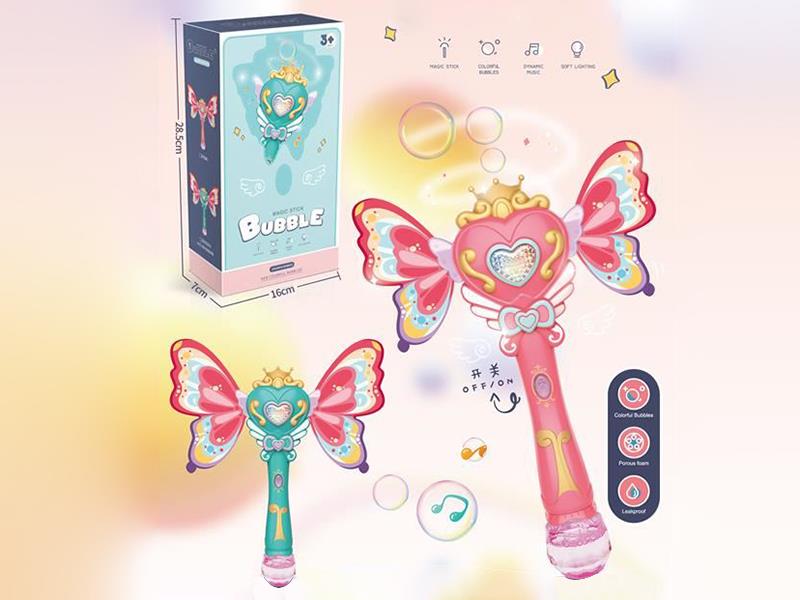 Magic Stick Bubble Machine With Light And Music
