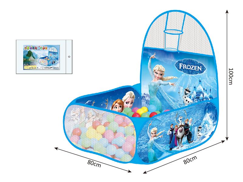 Ocean Ball Pool With Basketball Hoop(Frozen)