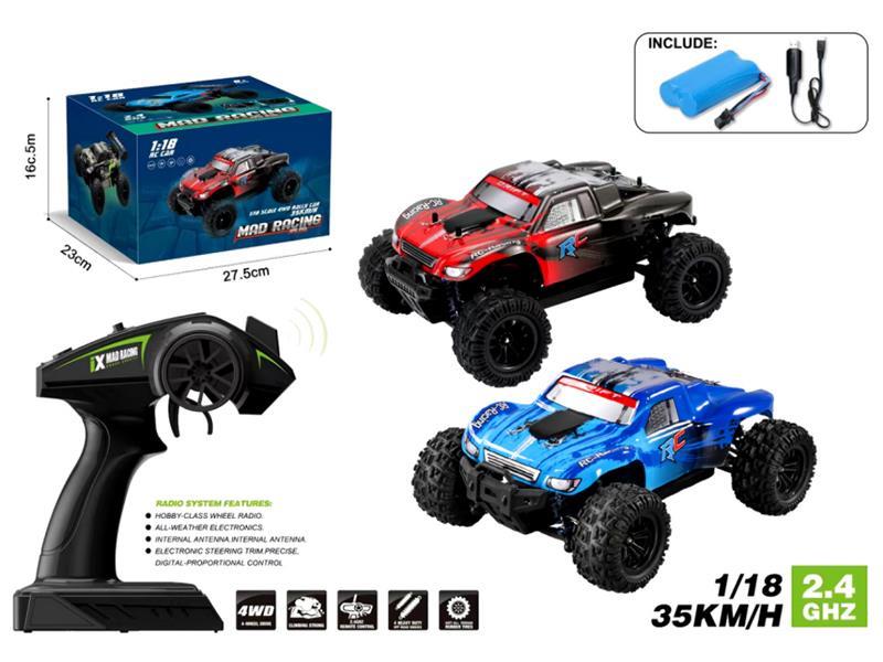 1:18 R/C 4WD Full Scale High-Speed Racing Car