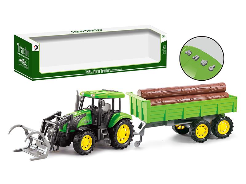 Friction Farm Tractor With Light And Music