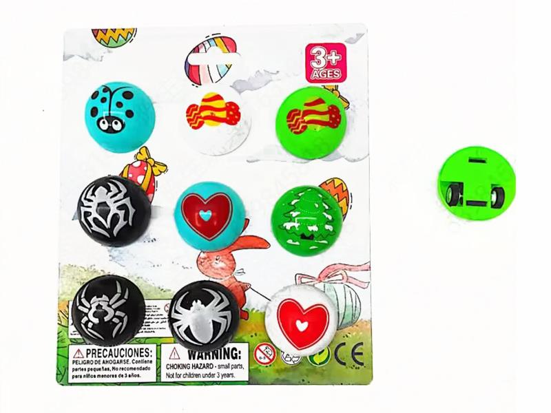 Semi-Circular Pull Back Cars 9pcs