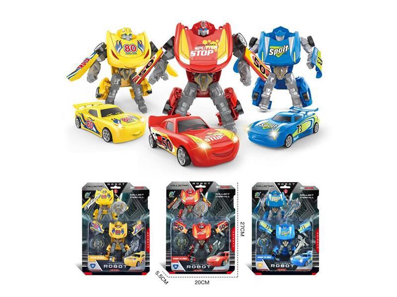 Racing Car Transformed Mecha