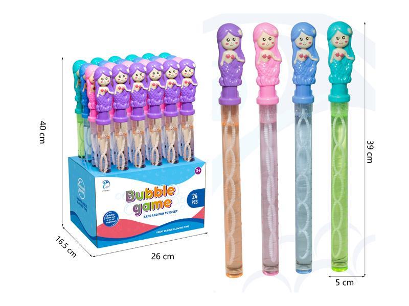 24PCS Mermaid Bubble Stick