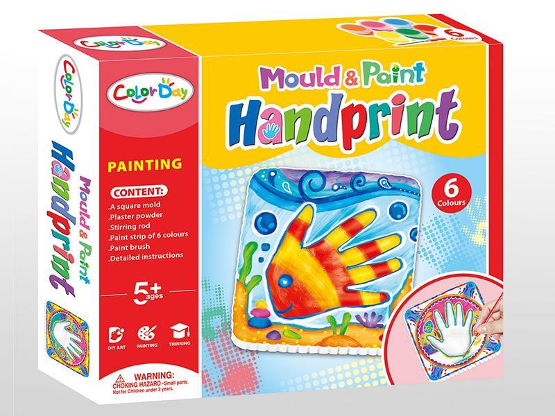 DIY Painting Handprint plaster set