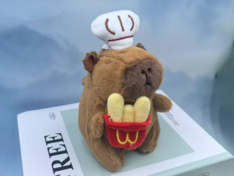 Plush French Fries Capybara Toy