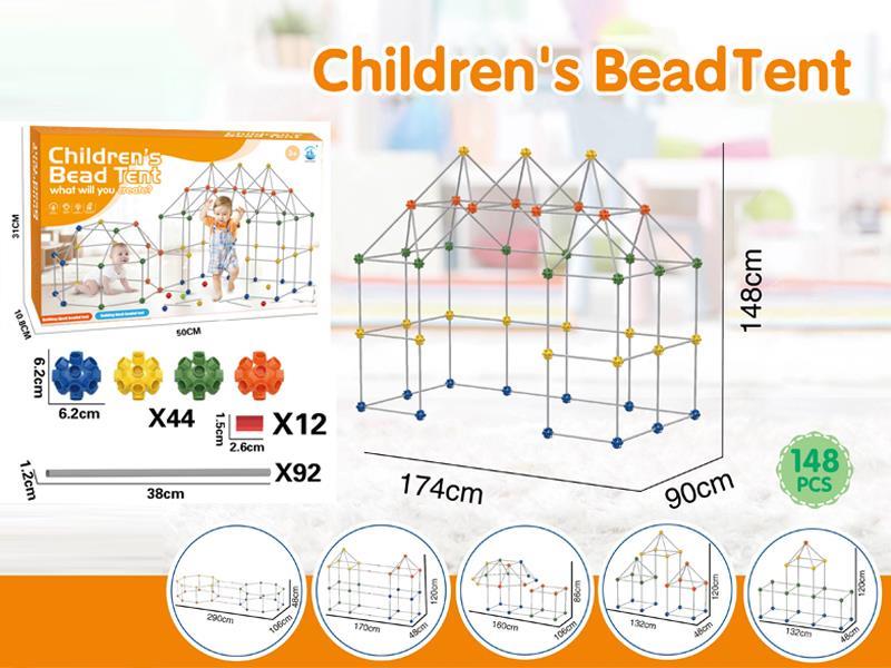 DIY Versatile Building Blocks Tents 148PCS