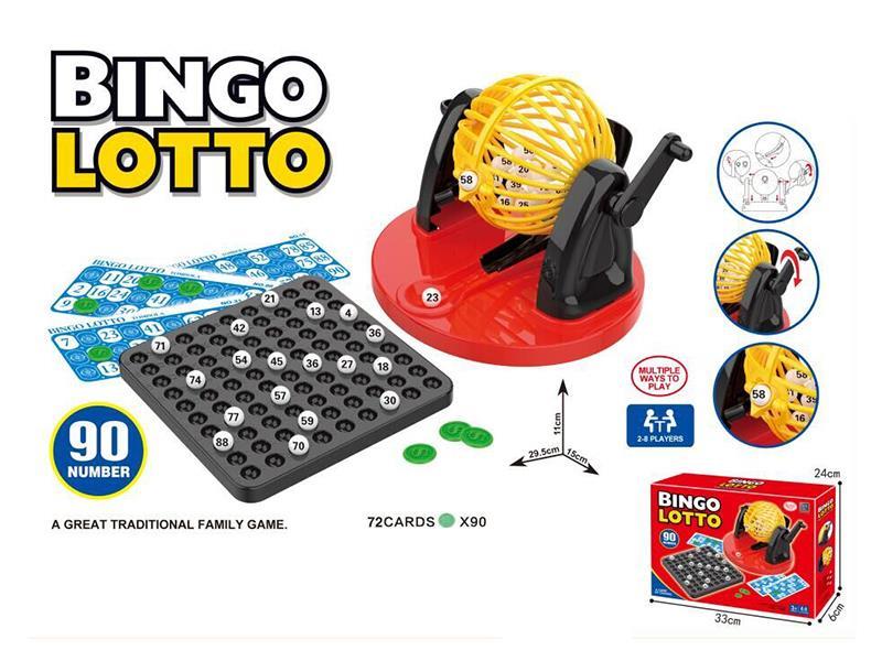 Bingo Lotto(90 Number, 72 Cards)