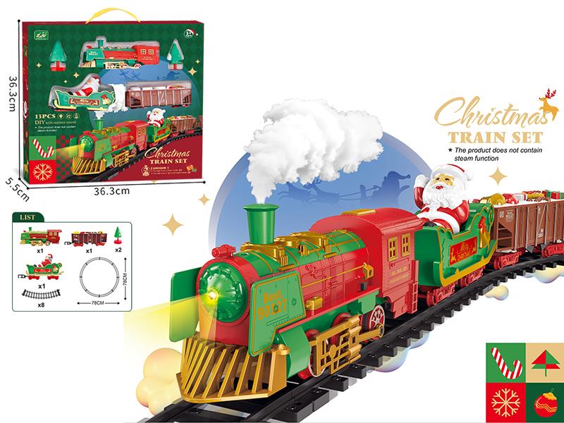 Christmas Rail Train(Christmas Song, Train Sound And Lights)2 Modes Of Driving