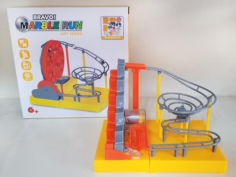 DIY Assembly B/O Track  Roll Ball With Light And Music 23pcs
