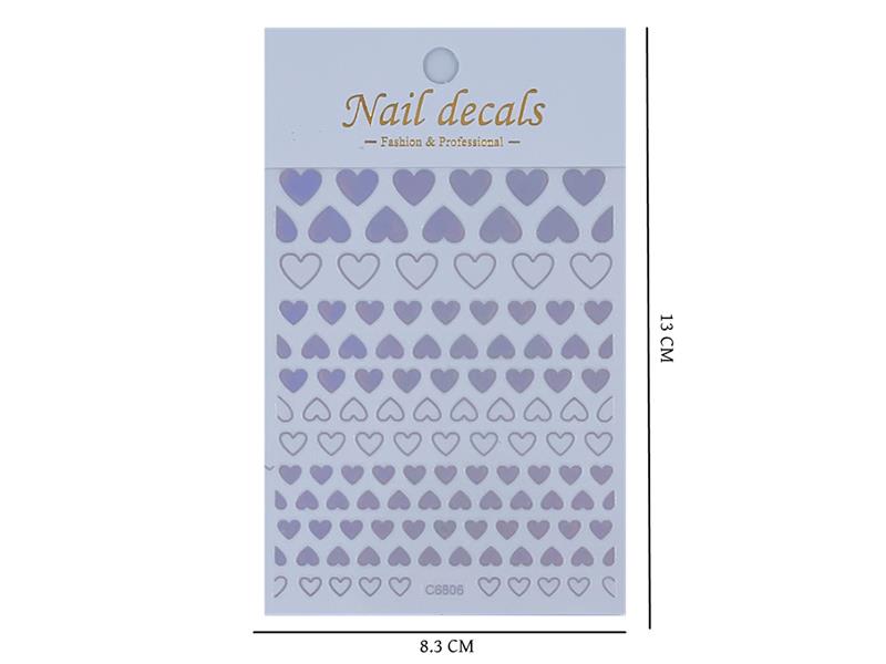 3D Laser Nail Stickers