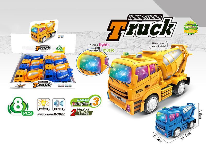 Friction  Mixer Truck With Flash