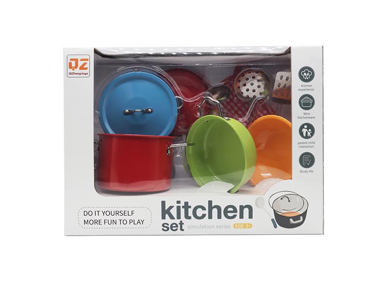 Multicolour Stainless Steel Tableware Toys